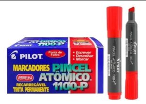 PINCEL ATOMICO  1110-P PILOT COM 12 UNIDADES VERMELHO