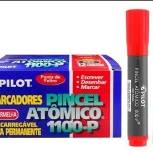 PINCEL ATOMICO  1110-P PILOT COM 12 UNIDADES VERMELHO